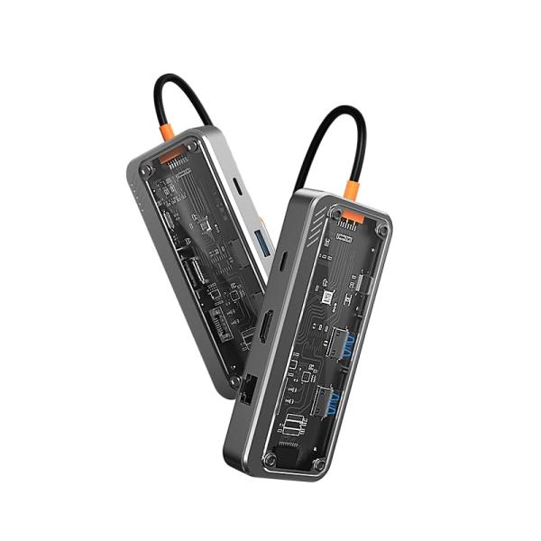 USB C ハブ 8-in-1 Type C ドッキングステーション 4K@30HZ対応HDMI＋ ...