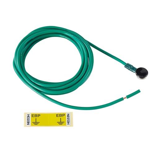 ホーザン(HOZAN) アース線 静電気対策 導電性マットのアース接続に ホックタイプ 外れにくい確...