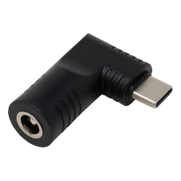 アイネックス USB-C電源変換アダプタ PD65W対応 5.5mm×2.5mm用 DCC-5525