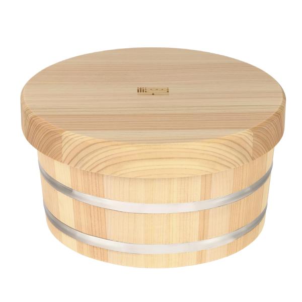 【檜王】 日本製 おひつ 2合 本体：さわら,フタ：ひのき 直径19.7×10.7cm [ 木製 ヒ...