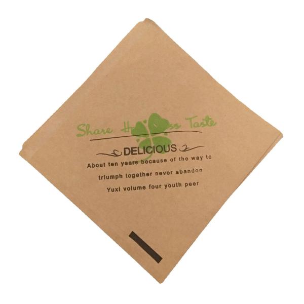 DFsucces バーガー袋 100枚入 紙食品包装 15cm*15cm 天ぷら敷紙 耐油紙 揚げ物...