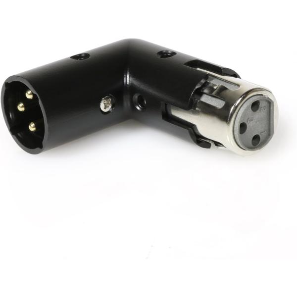 XLR アングルアダプター デュアルオスとメスは左右4つの異なる角度に配置でき、90度に配置でき、他...