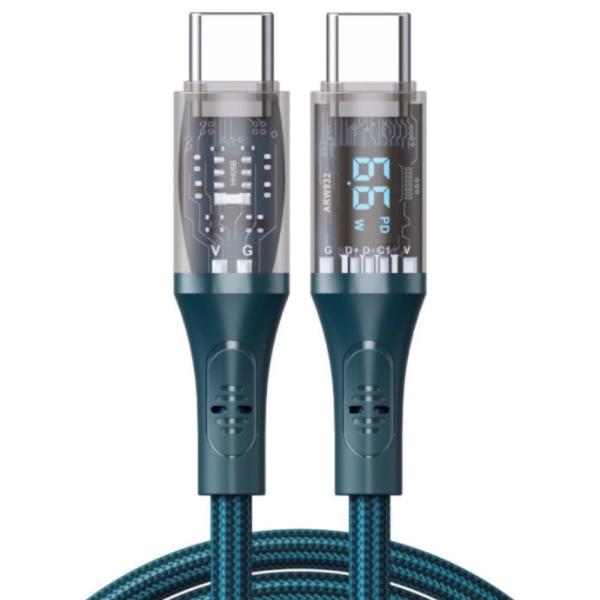 Hotriple USB C to C (Type-C/USB-C) ケーブル 1.2m 出力表示 ...