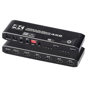 ELEVIEW 4K HDMI 画面分割切替器 マルチビューワー 4入力1出力 4分割表示(PBP) HDMIスイッチャー シームレス 瞬時に切り替え 自動で画面 ELEVIEW 4K HDMI 画面分割切替器 マルチビューワー 4入力1出力 4分割