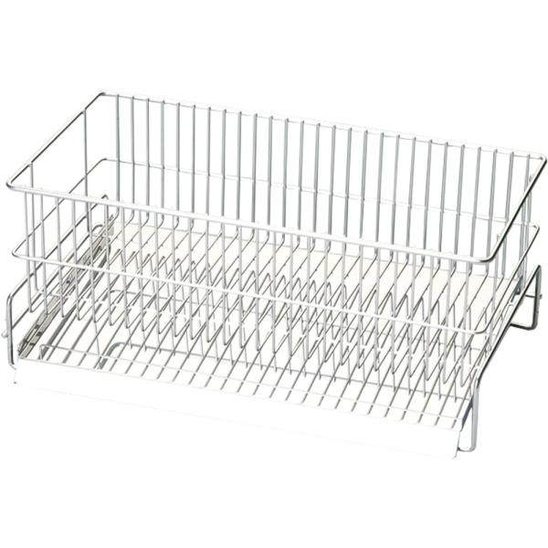 タマハシ 水切り 水切りラック スリム縦型 食器 日本製 ステンレス 縦35cm×横19cm 水が流...