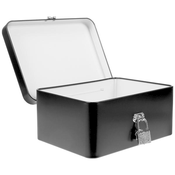 貯金箱 鍵付き 宝箱 大容量 金属製 軽量 お札 折らずに入る プレゼント 新年の 家庭用 おしゃれ...