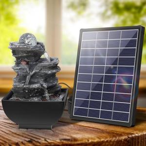 GWSOLAR 曇天に強い! ソーラーポンプ セット 30W太陽光パネル 流量