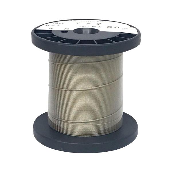 ダイドーハント 【日本製】 ステンレスワイヤーロープ (直径) 0.45mm x (長さ) 50M ...