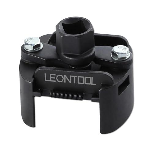 LEONTOOL オイルフィルターレンチ 調整可能 2ジョー 60mm- 80mm対応 調整式オイル...