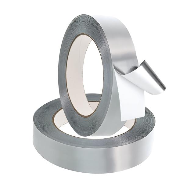 両面導電アルミ箔テープ アルミテープ (幅25mm x 20M巻) 耐熱 防水キッチンに最適 チュー...