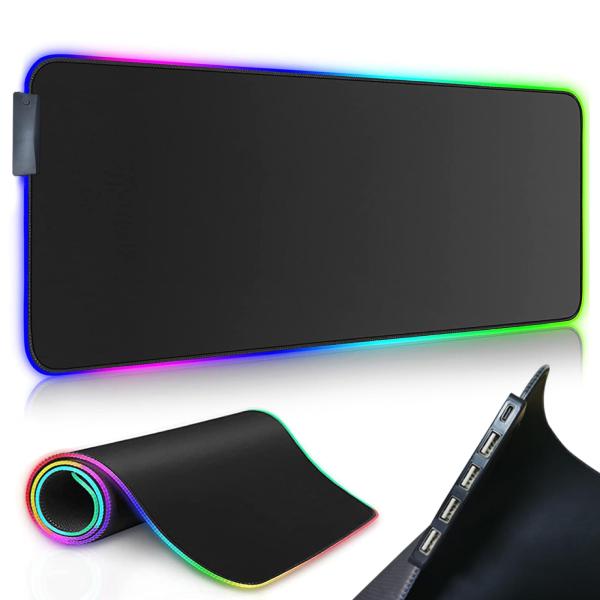 Garage Tst ゲーミングマウスパッド マウス パッド ゲーミング 大型 防水 USBハブ付 ...