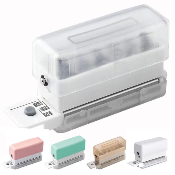ルーズリーフパンチ 6穴 A5/B5/A4対応 使いやすい 30穴/26穴/20穴 強力 穴あけパン...