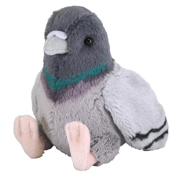 サンレモン フラッフィーズ ハト GY S 12×19×15cm ぬいぐるみ 鳥 鳩 グレー 灰色 ...