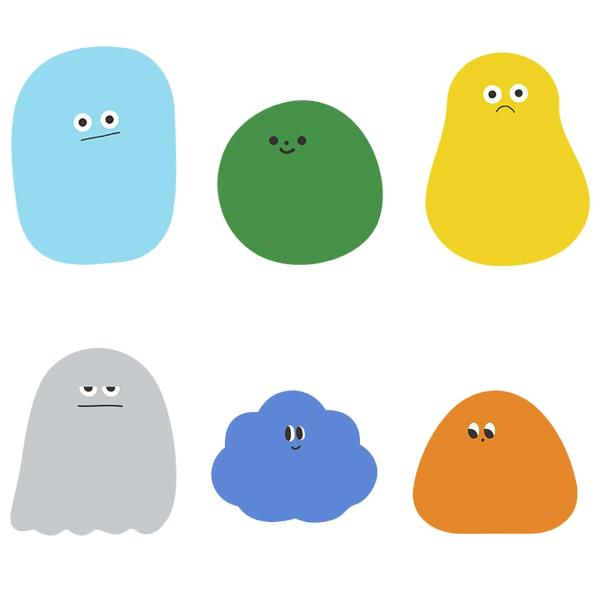 付箋 可愛い（6種類のパターンがあります）付箋 ふせん 付箋 おもしろ 可愛い付箋 付箋 強粘着 イ...