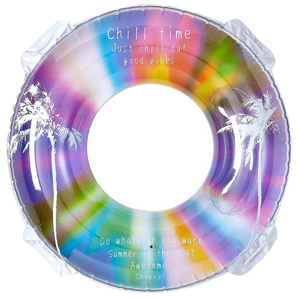 イガラシ 120cm浮き輪 チルタイムウキワ ロープ付き RLC-121V