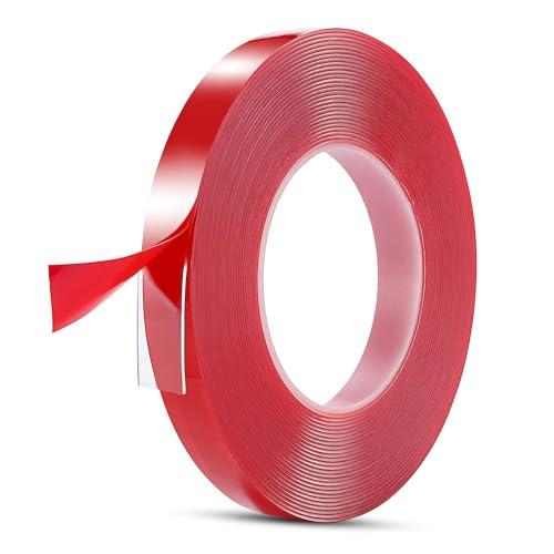 強力両面テープ 強力 透明 車用両面テープ アクリル両面テープ 業務用 屋内/屋外両用 多用途 超強...