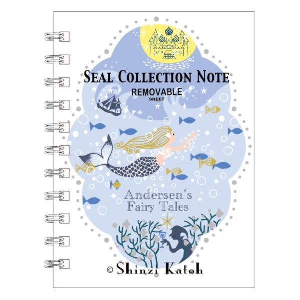 シール堂 日本製 シール帳 Shinzi Katoh 人魚の姫 A6 40ページ ks-sb-100...
