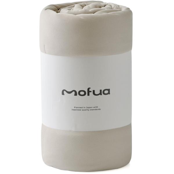 mofua (モフア) 掛け布団 肌掛け キルトケット セミダブル グレージュ ふんわり 雲に包まれ...