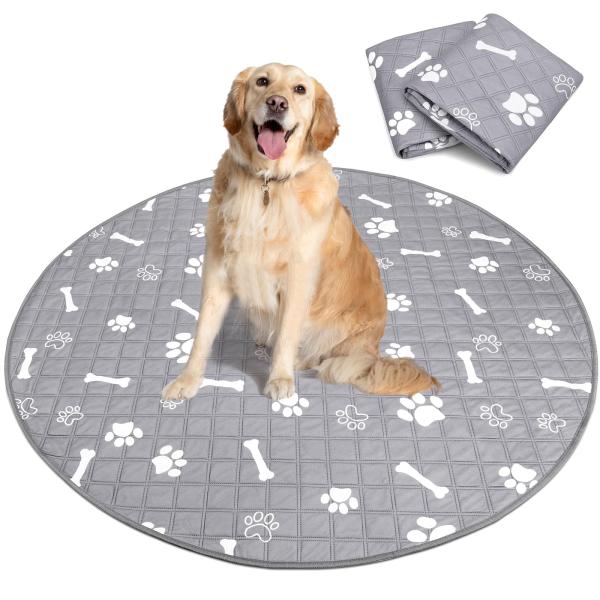 洗える ペットシーツ 丸型 おしっこマット 猫 犬用 多頭飼い ペット用 トイレ下敷きマット 八角形...