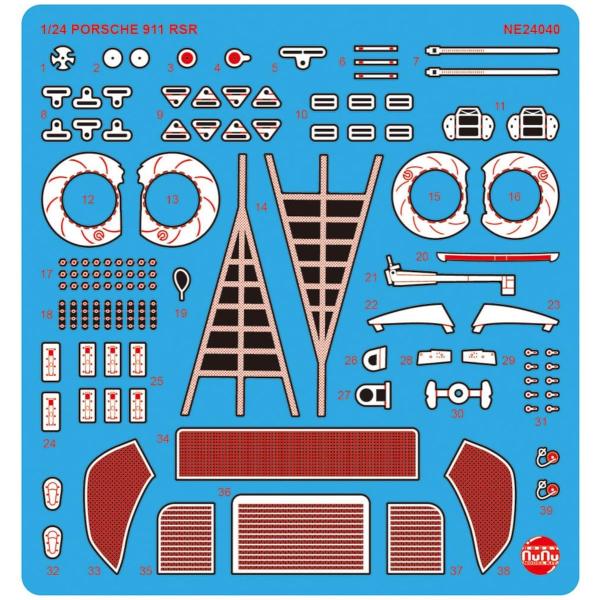 プラッツ/NuNu 1/24 レーシングシリーズ 911(タイプ991) RSR 2018 ル・マン...