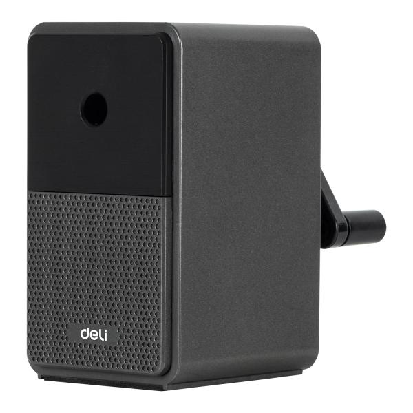 deli 鉛筆削り デリ 静音・可調節デザイン・手動削?机しろ・鉛筆削 5段階芯調節機能