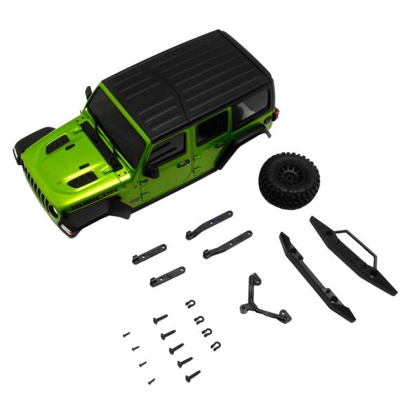 京商 BS MX-01 ジープ ラングラー ルビコン メタリックグリーン MXB12GR