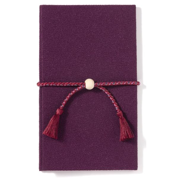 いろは出版 袱紗 ふくさ 慶弔両用 紫紺色 折り畳める 日本製 京くみ紐 男女兼用 結婚式 葬儀 L...