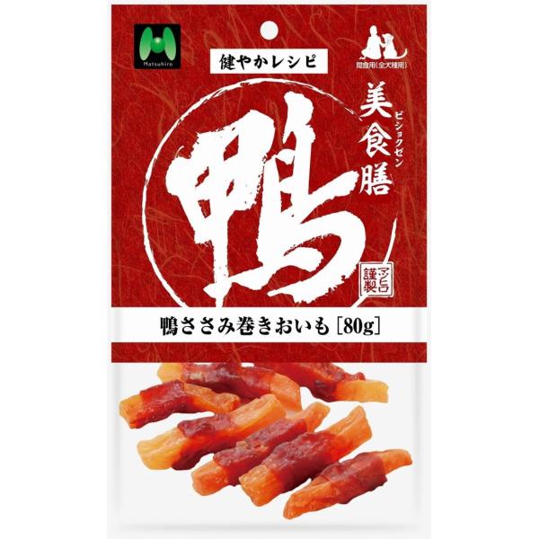 美食膳 鴨ささみ巻きおいも80g