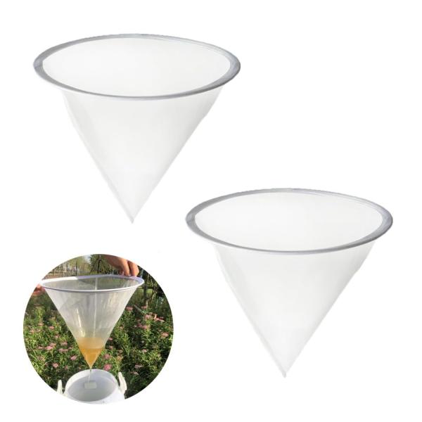 YBGGJO 濾過器 ハニーフィルターネット 2個入り ナイロンメッシュ 不純物除去 蜜濾し 蜜こし...