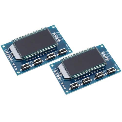 PWM調整可能モジュール信号発生器 2個入り LCDディスプレイPWMパルス周波数デューティサイクル...