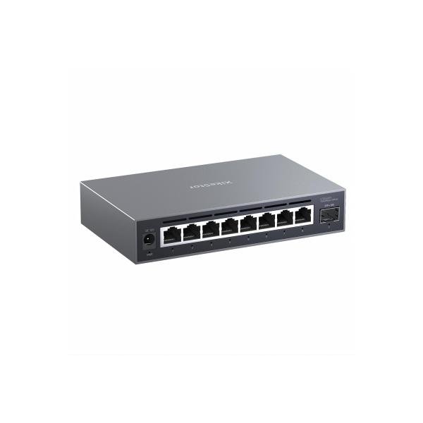 XikeStor 9ポートWEB管理スイッチ 8×2.5Gイーサネット + 1×10G SFP+ 全...