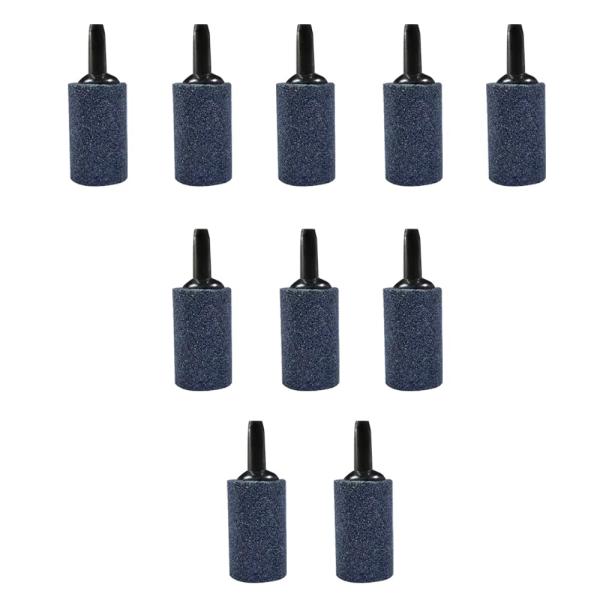 エアーストーン 10個入り 25mm×15mm 気泡ディフューザー 円筒形 魚タンク ポンプ 水族館...