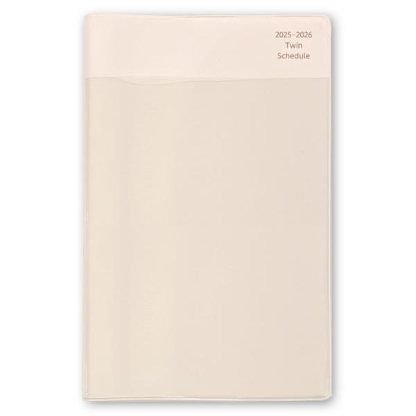 学研ステイフル 手帳 2025年 スケジュール帳 ツイン手帳 A5 アイボリー A11074 202...
