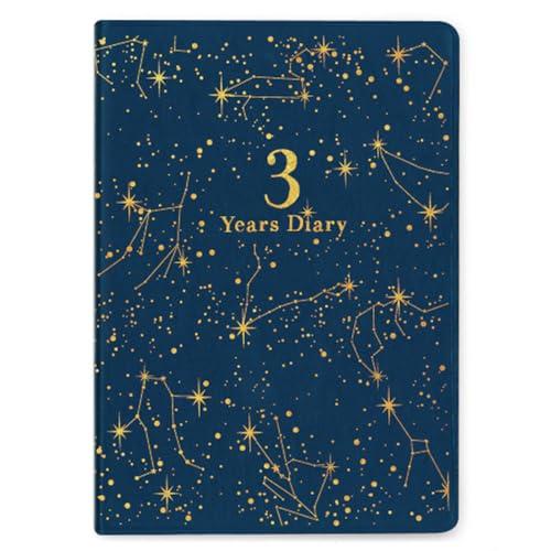 アーティミス 手帳 2026年 B6 3年連用 星空 ネイビー 26W3B6-HZ-NV (2026...