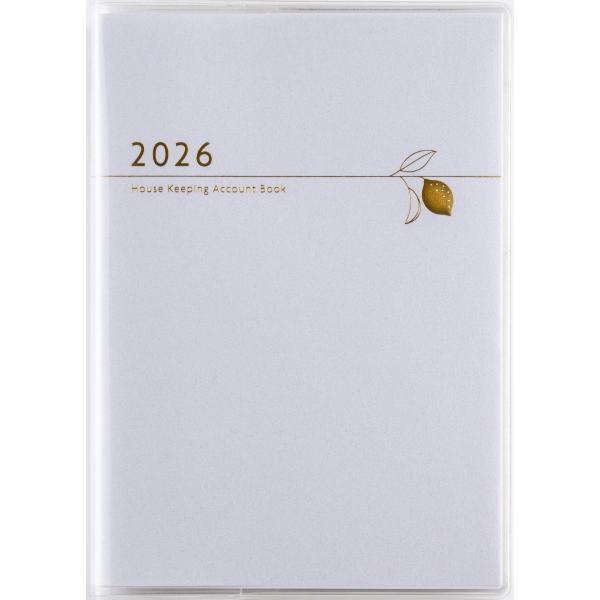 高橋 家計簿 2026年 A6 プチ家計簿 ホワイト No.33 (2026年 1月始まり)