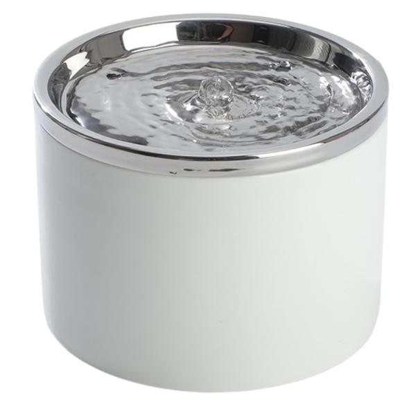 アクアリュクス(Aqua Luxe) ペット用 自動給水器 陶器 セラミック製 循環式 静音ポンプ ...