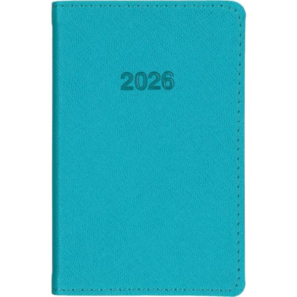 博文館 手帳 2026年 ミニ手帳 ターコイズ No.777 (2026年 1月始まり)