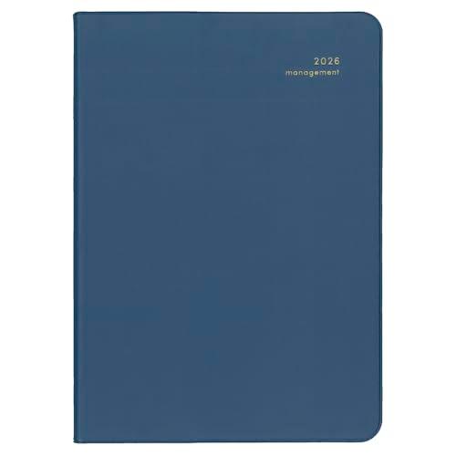 ダイゴー 手帳 2026 スケジュール帳 ミル ウィークリー B6 ネイビー E7785 2025年...