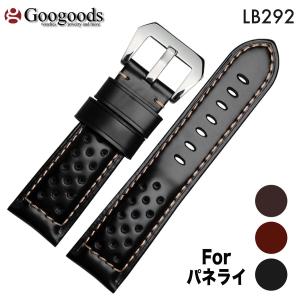 For PANERAIレザーベルト 幅22mm/24mm/26mm LB292｜googoods