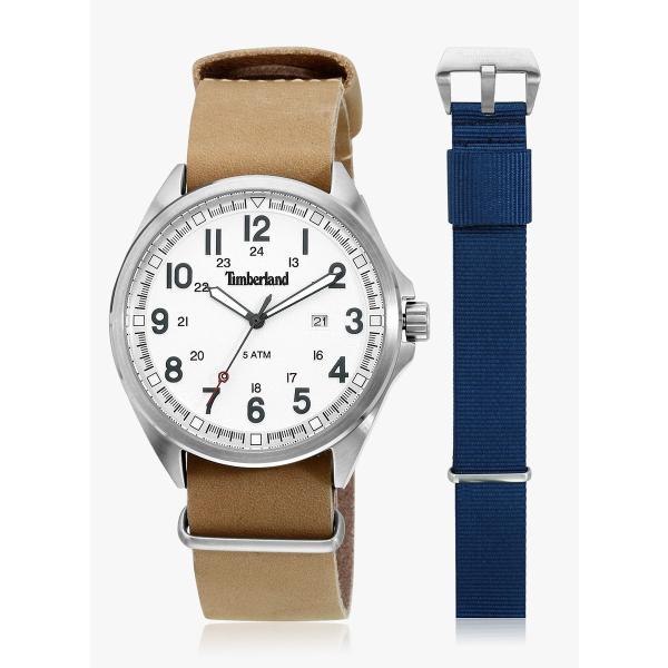 Timberland ティンバーランド 電池式クォーツ 腕時計 メンズ ケース幅:45mm 品番:T...