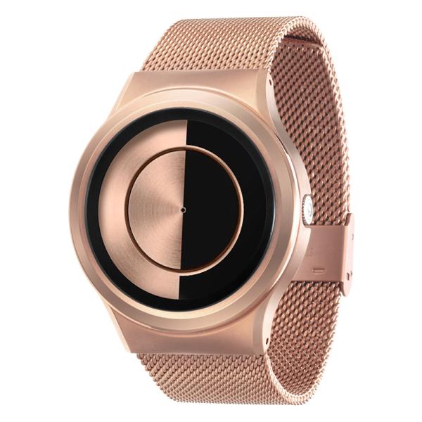 ZEROO ゼロ QUARTER MOON 電池式クォーツ 腕時計 男女兼用 ケース幅:41mm 品...