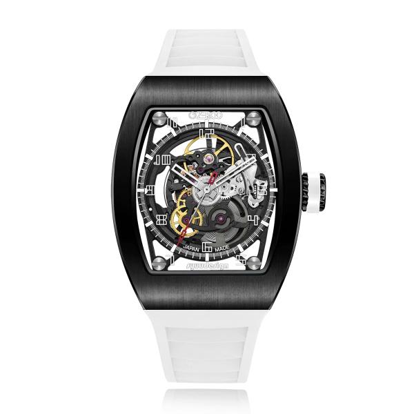 【受注生産】腕時計 機械式 自動巻き サファイアガラス スケルトン メカニカル メンズ 40代 ケー...