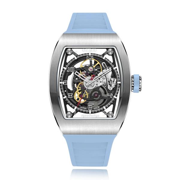 【受注生産】腕時計 機械式 自動巻き サファイアガラス スケルトン メカニカル メンズ 40代 ケー...