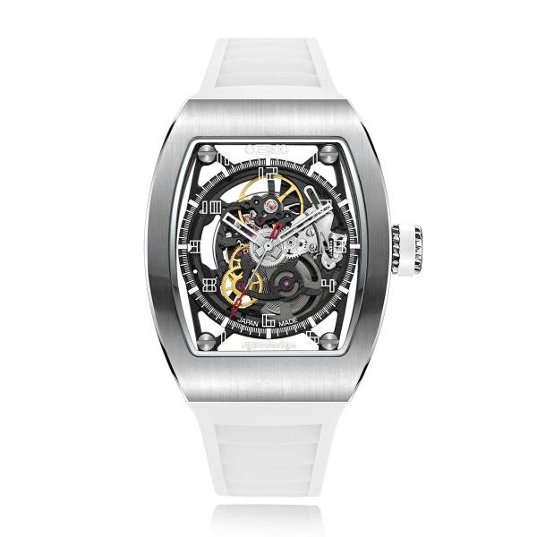 【受注生産】腕時計 機械式 自動巻き サファイアガラス スケルトン メカニカル メンズ 40代 ケー...