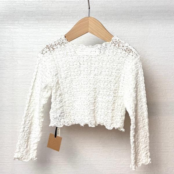 韓国子供服 ベビー 女の子 トップス 長袖 レース カットソー ロンT 80 90 100 110 ...