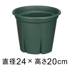 植木鉢 スリット鉢 根っこつよし 9号 27cm ブラック 6.5リットル