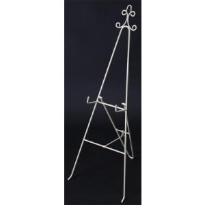 イーゼル アイアン スタンド 75cm  アンティークホワイト