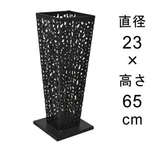 LEAD STYLE 柄抜アイアンスタンド 丸型72 ブラック LAF-R72BK フラワー