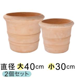 訳あり 植木鉢 おしゃれ 横線入り 角 深型 素焼き鉢 テラコッタ