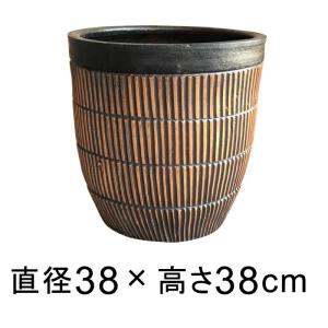 植木鉢 アンティーク調 大型 テラコッタ鉢 45×H33cm ペラノ2